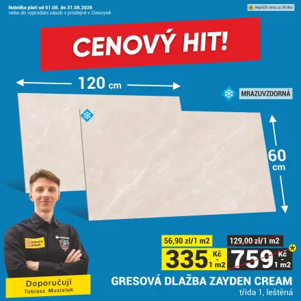 GRESOVA DLAZBA ZAYDEN CREAM