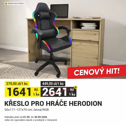 KRESLO PRO HRACE HERODION